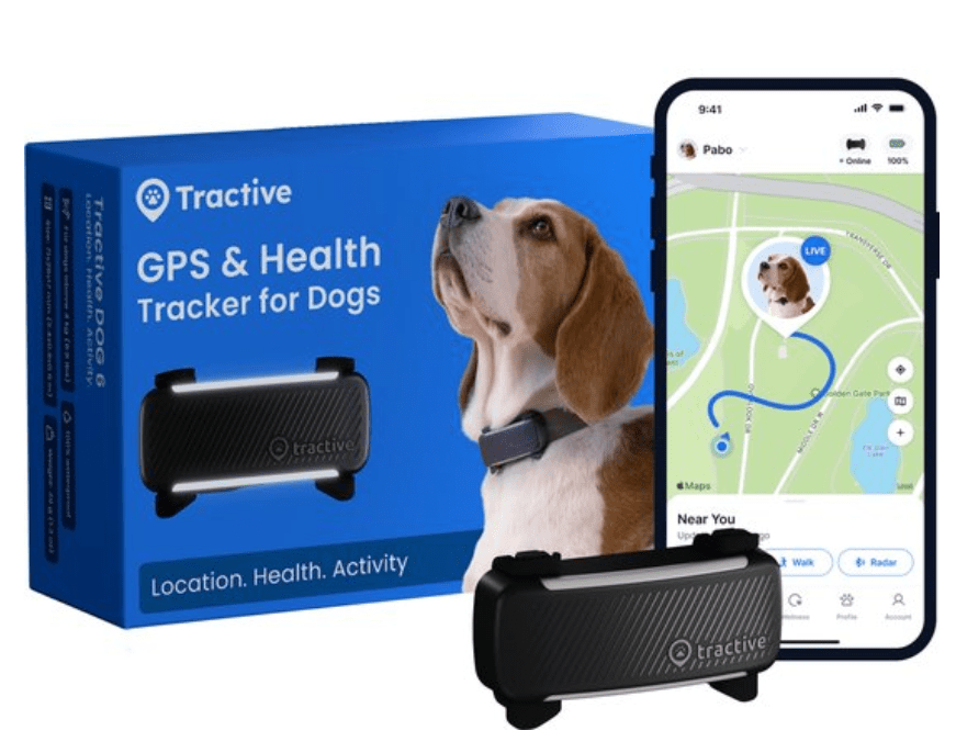 Tractive DOG 6 GPS-tracker met gezondheid- en activiteitsmeting